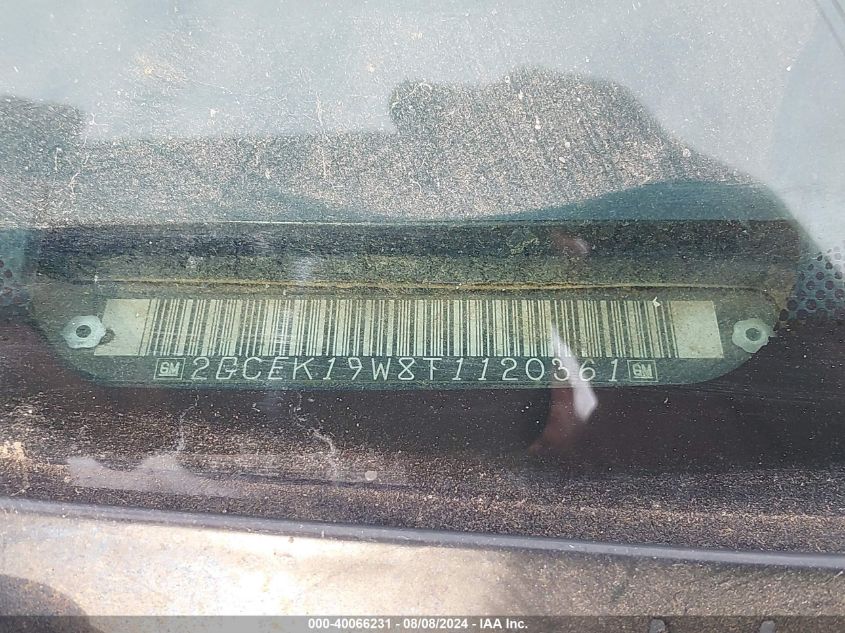 1996 Chevrolet Gmt-400 K1500 VIN: 2GCEK19W8T1120361 Lot: 40066231