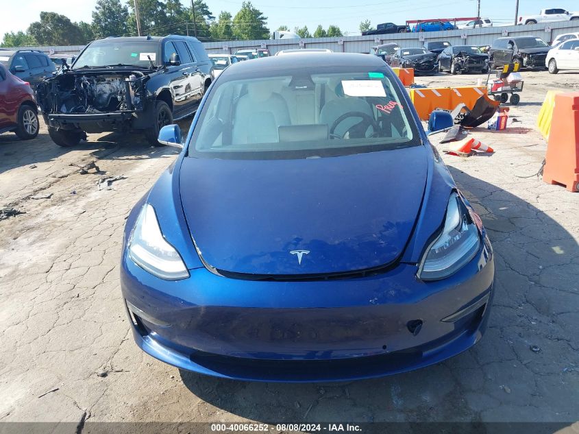 2019 Tesla Model 3 Long Range/Performance VIN: 5YJ3E1EB9KF391037 Lot: 40066252