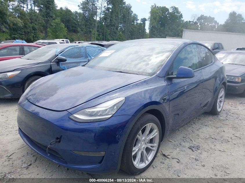 VIN 5YJYGDEE5MF280239 2021 TESLA MODEL Y no.2