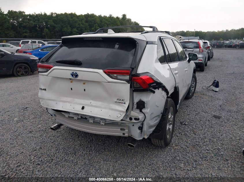 2023 Toyota Rav4 Hybrid Xle VIN: JTMRWRFV7PD187625 Lot: 40066258