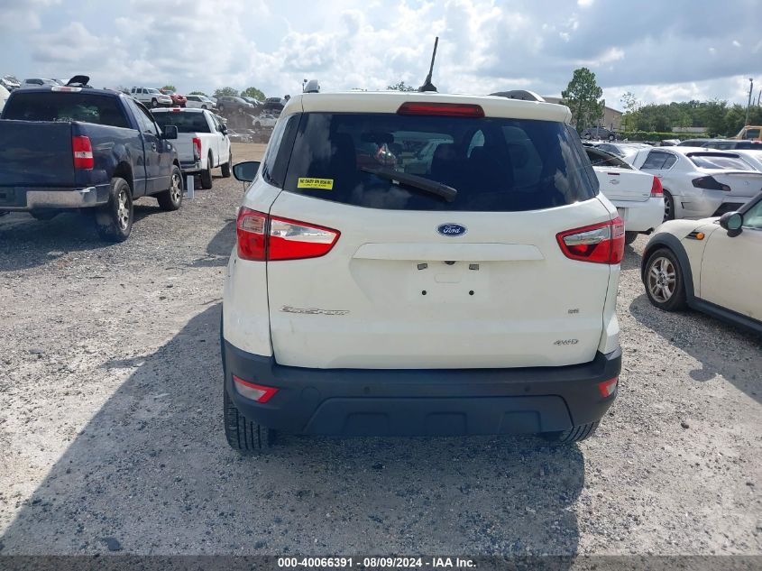 2020 Ford Ecosport Se VIN: MAJ6S3GL0LC366586 Lot: 40066391