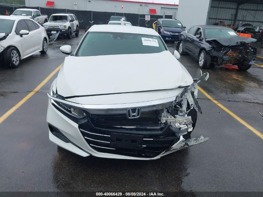 2021 Honda Accord Lx VIN: 1HGCV1F18MA012807 Lot: 40066429