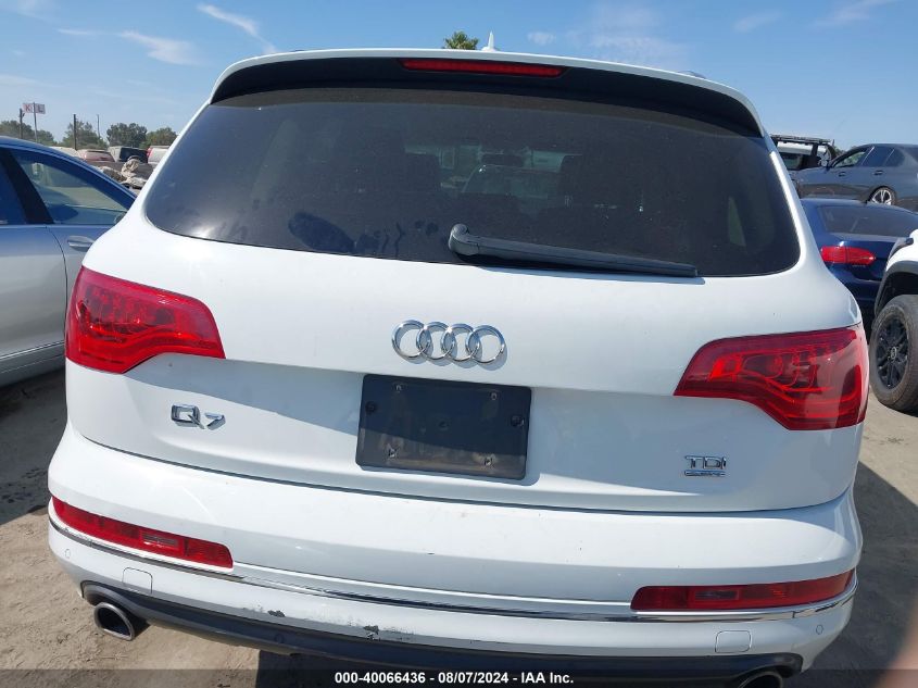 2015 Audi Q7 3.0 Tdi Premium VIN: WA1CMAFE4FD010360 Lot: 40066436