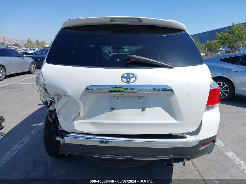 2013 Toyota Highlander Base Plus VIN: 5TDZA3EH2DS036022 Lot: 40066446