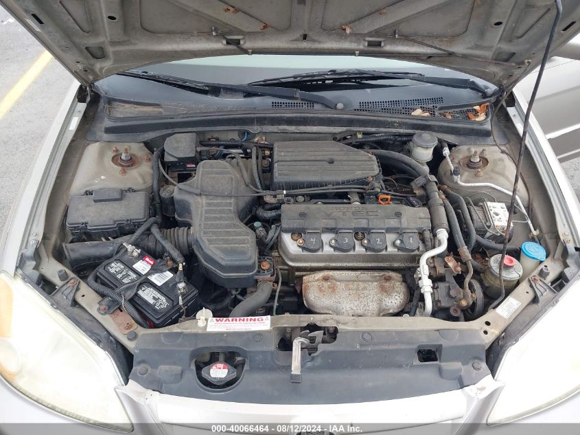 2003 Honda Civic VIN: 2HGEF26783H591809 Lot: 40066464