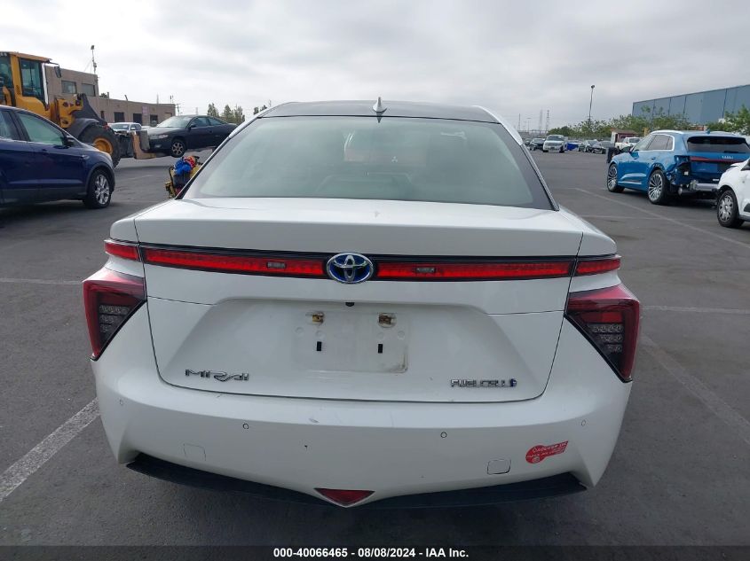 2017 Toyota Mirai VIN: JTDBVRBD7HA002610 Lot: 40532756