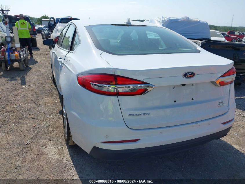 2020 Ford Fusion Se VIN: 3FA6P0HD9LR166251 Lot: 40066516