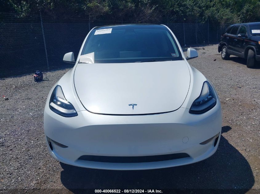 2022 Tesla Model Y Long Range Dual Motor All-Wheel Drive VIN: 7SAYGDEE9NF427408 Lot: 40066522