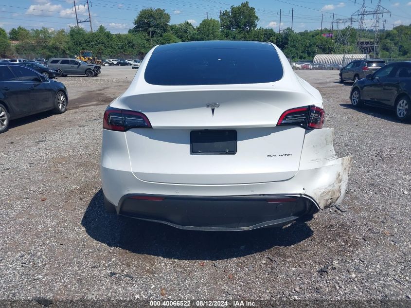 2022 TESLA MODEL Y LONG RANGE DUAL MOTOR ALL-WHEEL DRIVE - 7SAYGDEE9NF427408