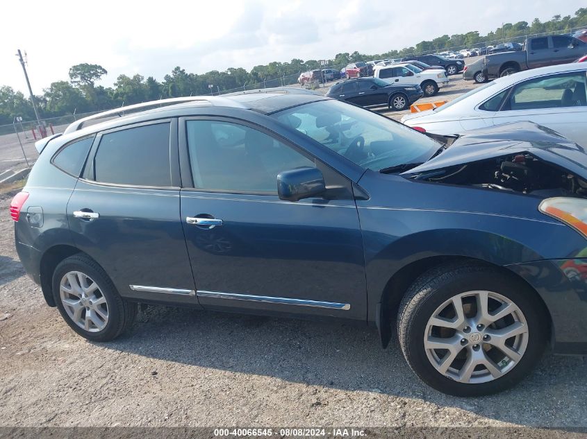 2013 Nissan Rogue Sv W/Sl Pkg VIN: JN8AS5MT2DW016532 Lot: 40066545