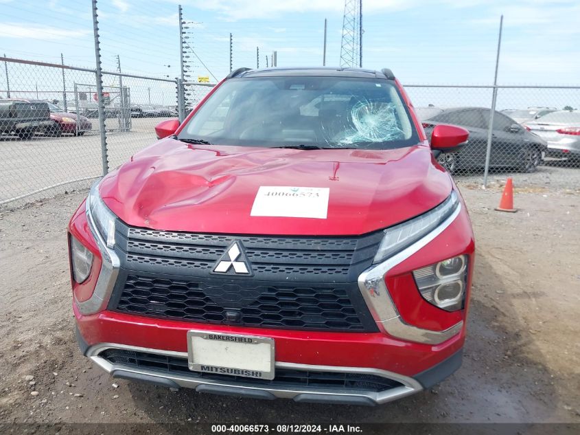 2022 Mitsubishi Eclipse Cross Se/Se Special Edition/Sel/Sel Special Edition VIN: JA4ASWAA2NZ001592 Lot: 40066573