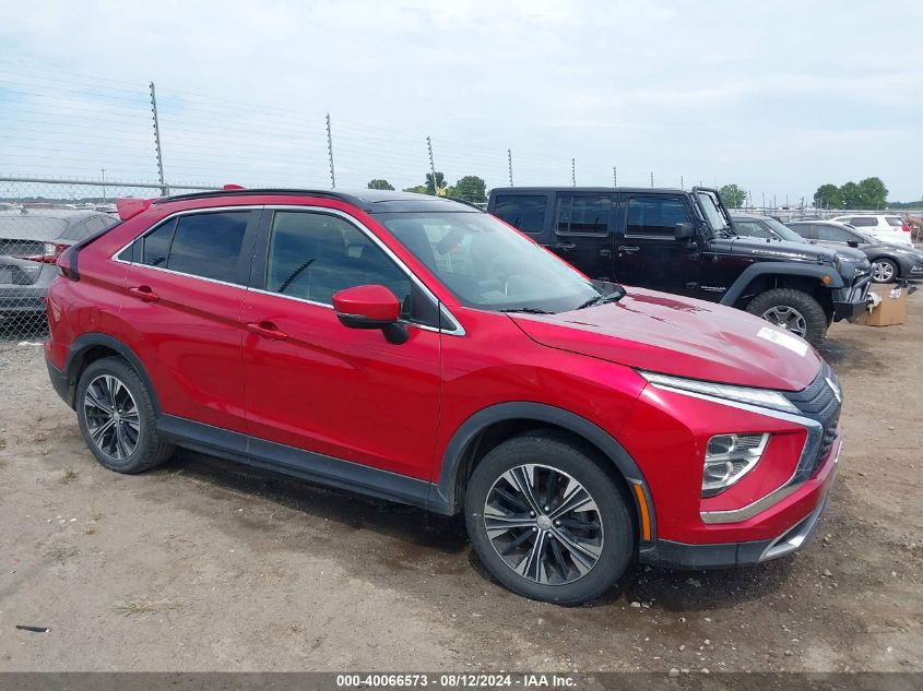 2022 Mitsubishi Eclipse Cross Se/Se Special Edition/Sel/Sel Special Edition VIN: JA4ASWAA2NZ001592 Lot: 40066573