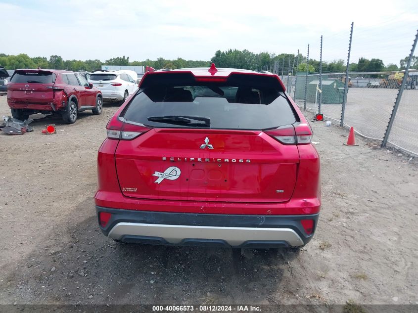 2022 Mitsubishi Eclipse Cross Se/Se Special Edition/Sel/Sel Special Edition VIN: JA4ASWAA2NZ001592 Lot: 40066573