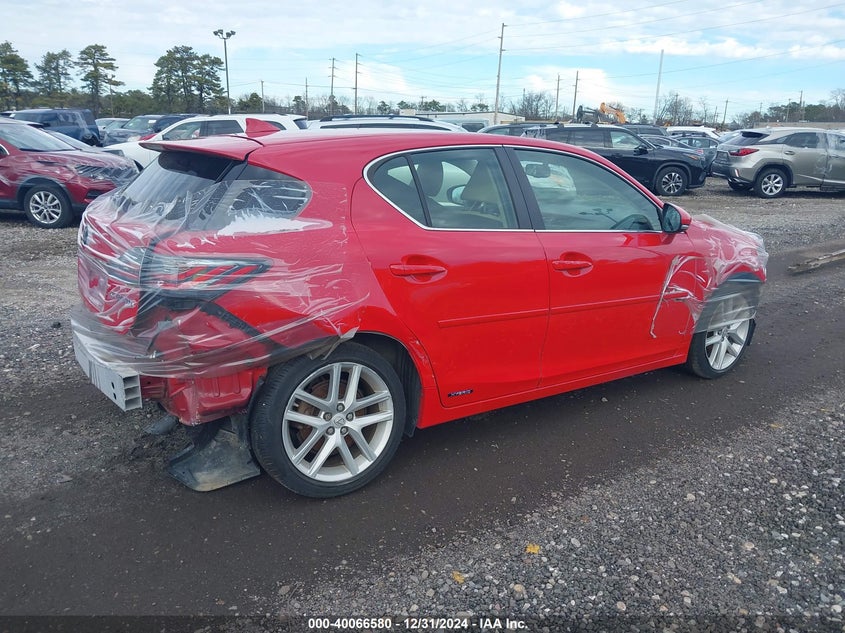 Vin: jthkd5bh8f2243600, lot: 40554101, lexus ct 200h 20154