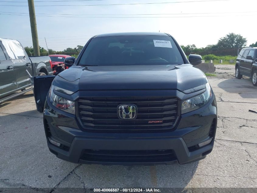 2023 Honda Ridgeline Sport VIN: 5FPYK3F15PB039958 Lot: 40066587