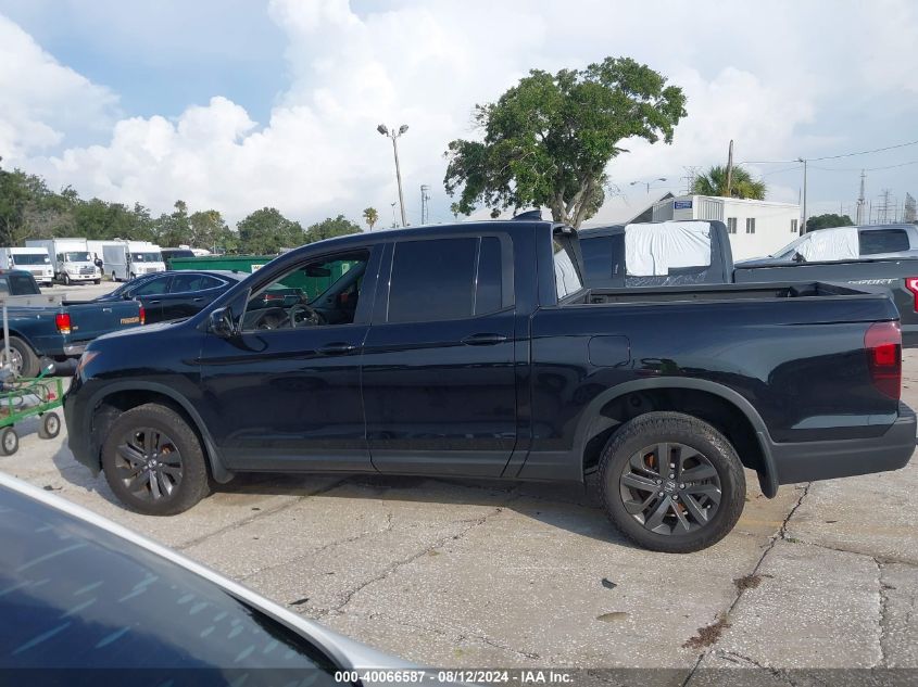 2023 Honda Ridgeline Sport VIN: 5FPYK3F15PB039958 Lot: 40066587