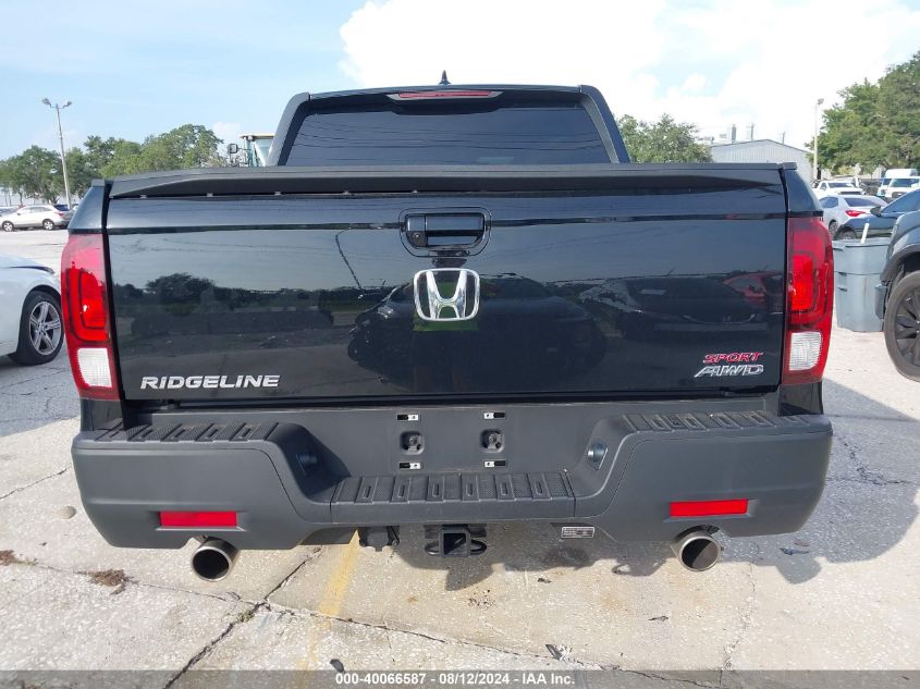 2023 Honda Ridgeline Sport VIN: 5FPYK3F15PB039958 Lot: 40066587