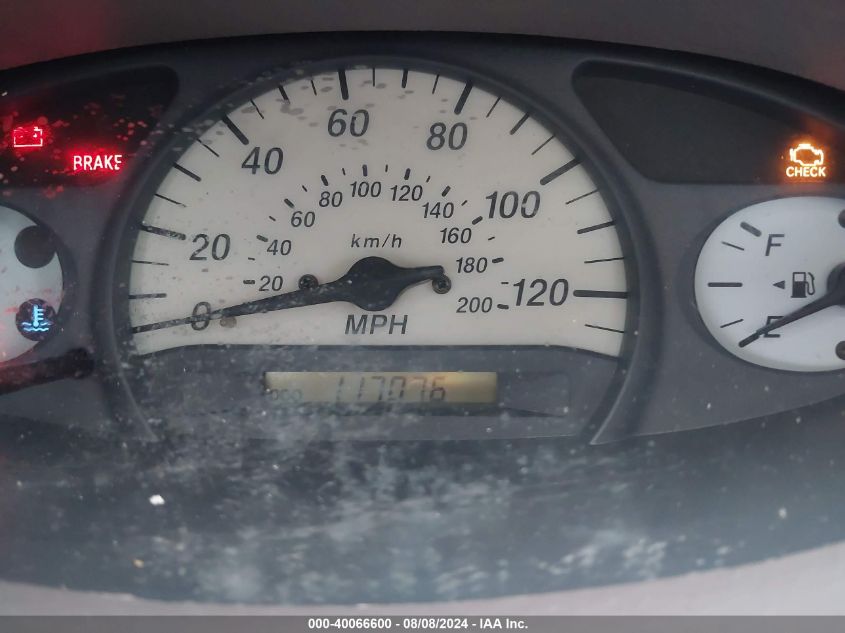 2002 Toyota Echo VIN: JTDBT123620245823 Lot: 40066600