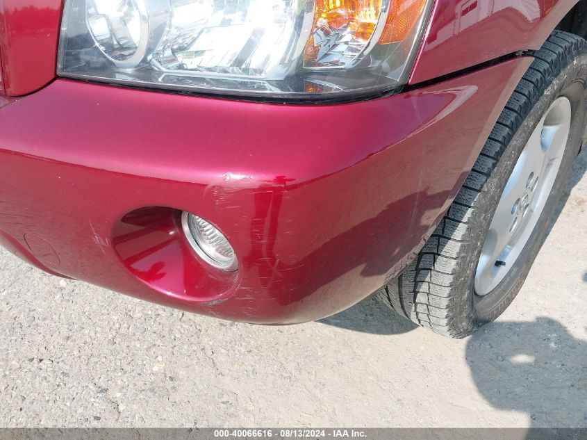 2006 Toyota Highlander Limited V6 VIN: JTEEP21A860163018 Lot: 40066616