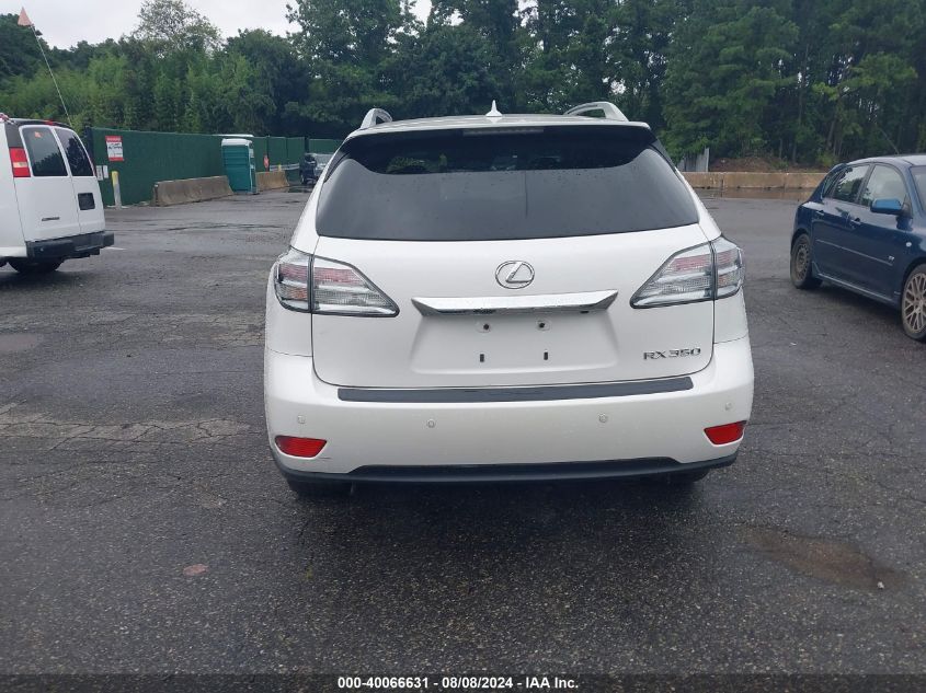 2012 Lexus Rx 350 VIN: 2T2BK1BA8CC140740 Lot: 40066631