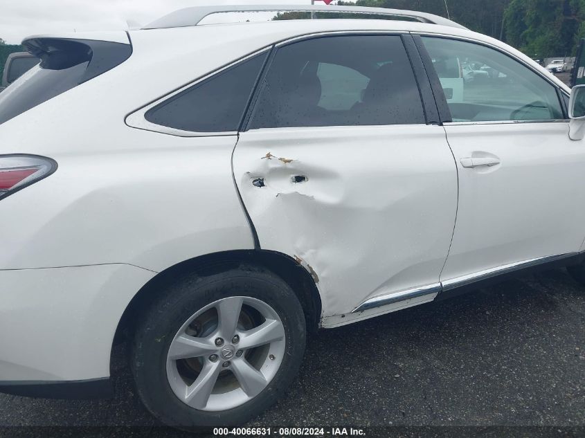 2012 Lexus Rx 350 VIN: 2T2BK1BA8CC140740 Lot: 40066631