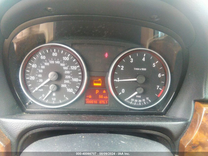 2007 BMW 328I VIN: WBAVA33547KX74646 Lot: 40066707