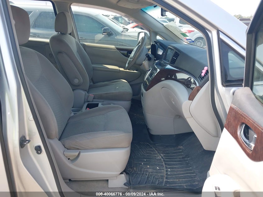 2014 Nissan Quest S/Sv/Sl/Le VIN: JN8AE2KP3E9104114 Lot: 40066776