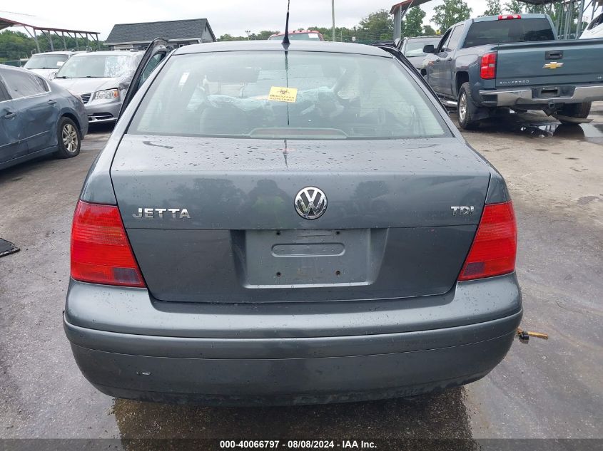 2003 Volkswagen Jetta Gls Tdi VIN: 3VWSP69M83M166603 Lot: 40066797