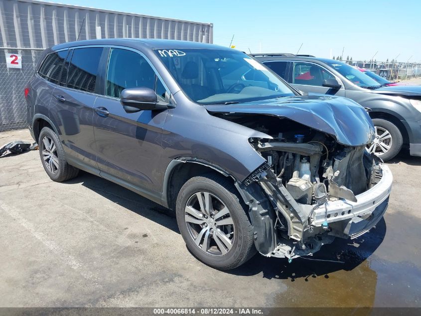 5FNYF6H51JB008518 2018 Honda Pilot Ex-L