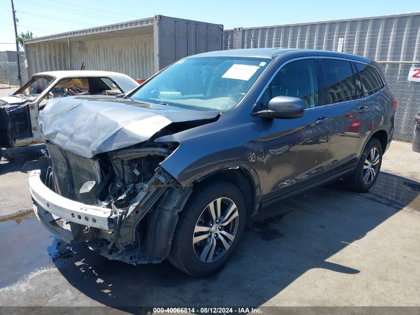 5FNYF6H51JB008518 2018 Honda Pilot Ex-L