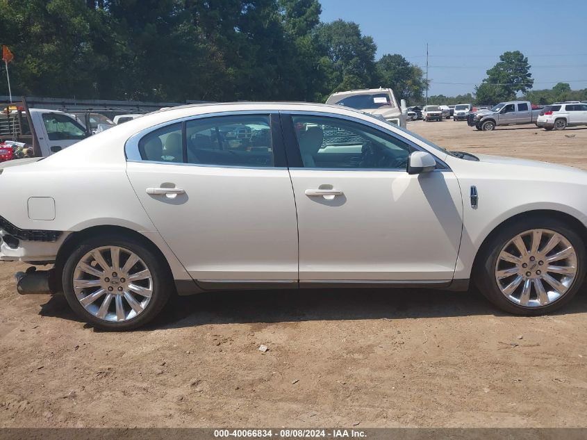 2009 Lincoln Mks VIN: 1LNHM93RX9G627908 Lot: 40066834