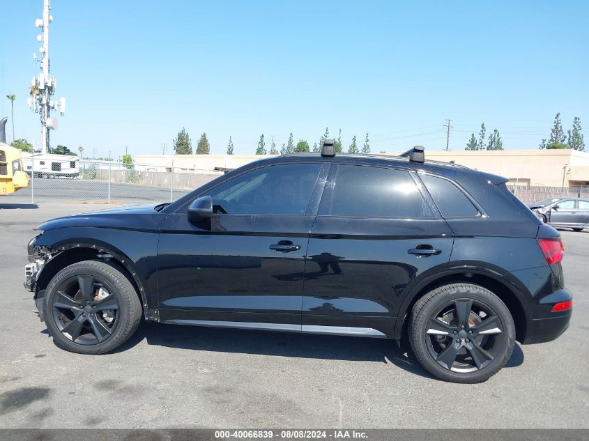 2019 Audi Q5 45 Premium VIN: WA1BNAFY5K2019318 Lot: 40066839