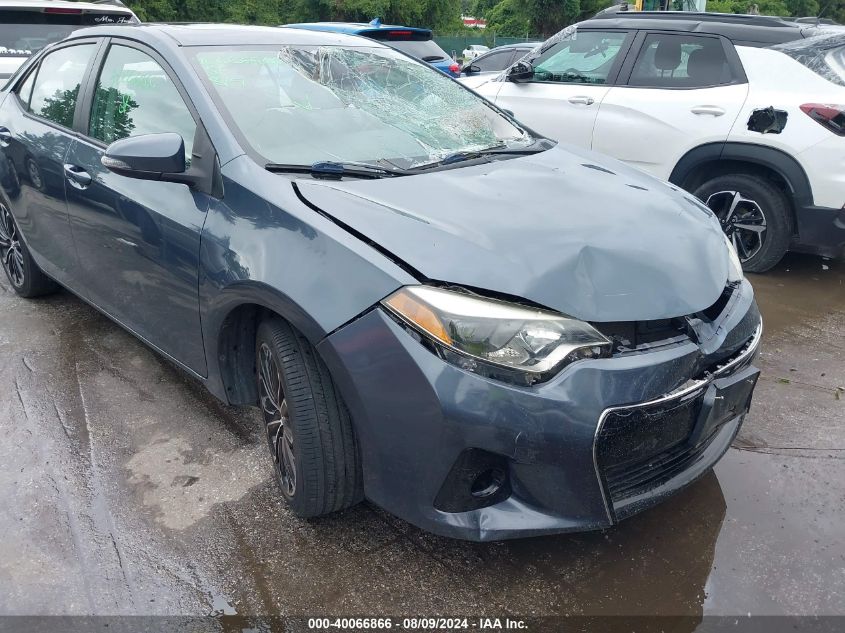 2015 Toyota Corolla L/Le/Le Pls/Prm/S/S Pls VIN: 2T1BURHE5FC461212 Lot: 40066866