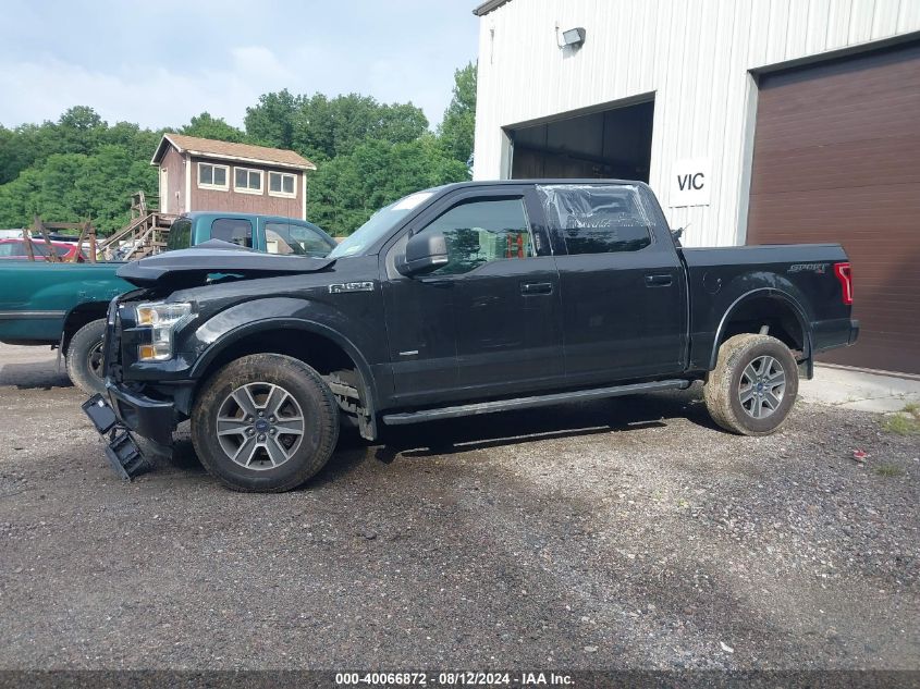 2015 Ford F150 Supercrew VIN: 1FTEW1EG5FKE90433 Lot: 40066872