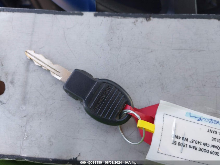 2009 Dodge Ram 1500 St VIN: 1D3HV18T59S758062 Lot: 40066889