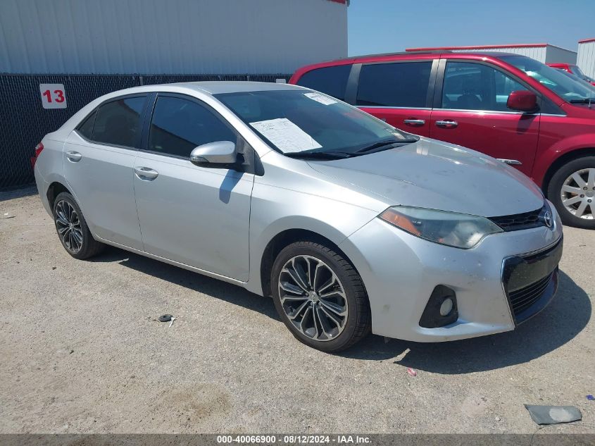 2015 TOYOTA COROLLA L/LE/LE PLS/PRM/S/S PLS - 5YFBURHE9FP354633