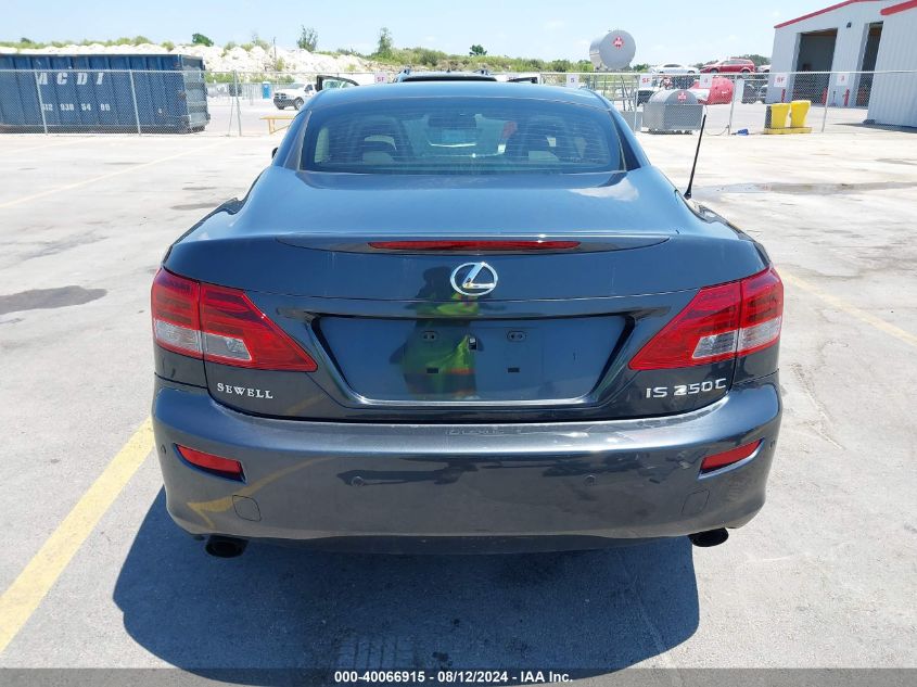 2011 Lexus Is 250 VIN: JTHFF2C25B2517298 Lot: 40066915