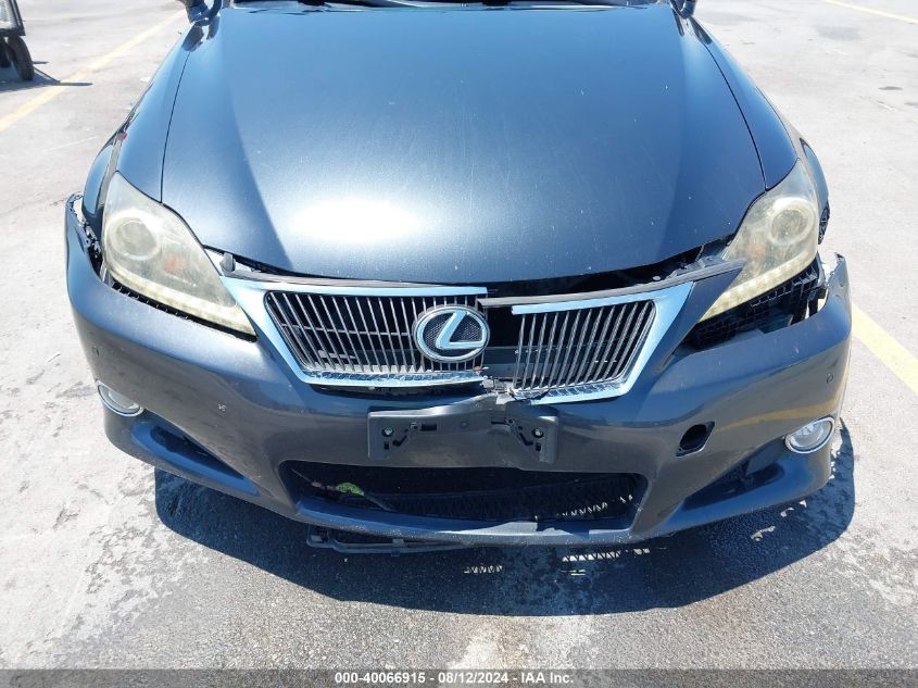 2011 Lexus Is 250 VIN: JTHFF2C25B2517298 Lot: 40066915