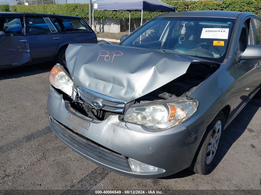 2010 Hyundai Elantra Gls VIN: KMHDU4AD5AU141098 Lot: 40066949