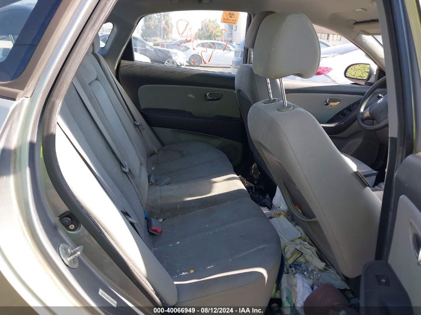 2010 Hyundai Elantra Gls VIN: KMHDU4AD5AU141098 Lot: 40066949