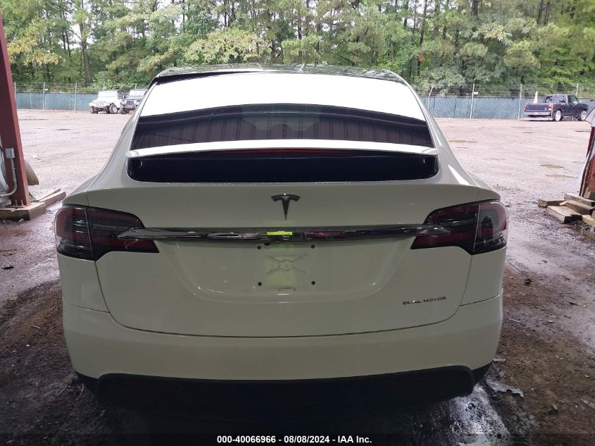 2020 Tesla Model X Long Range Dual Motor All-Wheel Drive/Long Range Plus Dual Motor All-Wheel Drive VIN: 5YJXCAE25LF286486 Lot: 40066966