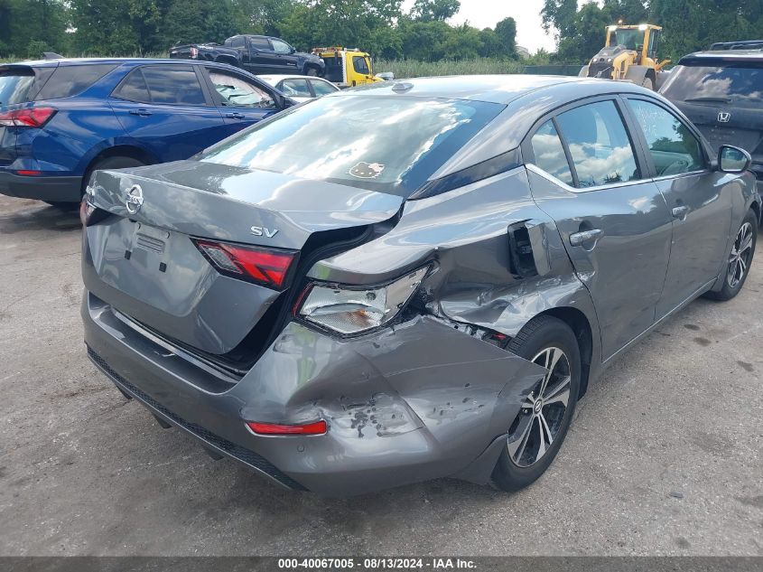 2023 Nissan Sentra Sv Xtronic Cvt VIN: 3N1AB8CV5PY317585 Lot: 40067005