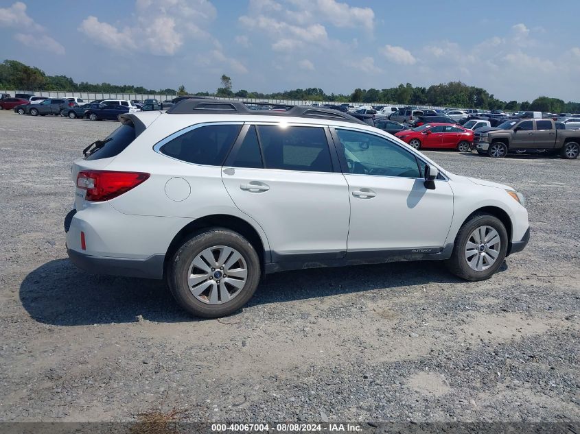 2016 Subaru Outback 2.5I Premium VIN: 4S4BSBCC1G3227173 Lot: 40067004