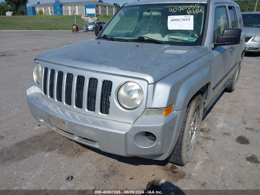 2009 Jeep Patriot Sport VIN: 1J4FF28B29D243268 Lot: 40067055