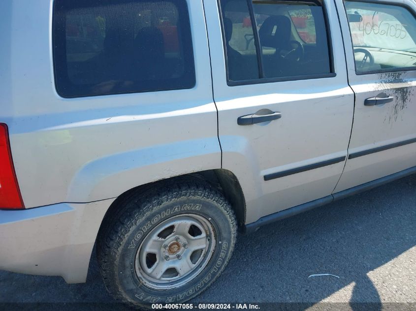 2009 Jeep Patriot Sport VIN: 1J4FF28B29D243268 Lot: 40067055