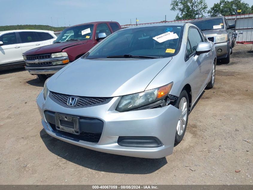 2012 Honda Civic Ex VIN: 2HGFG3B86CH550248 Lot: 40067059