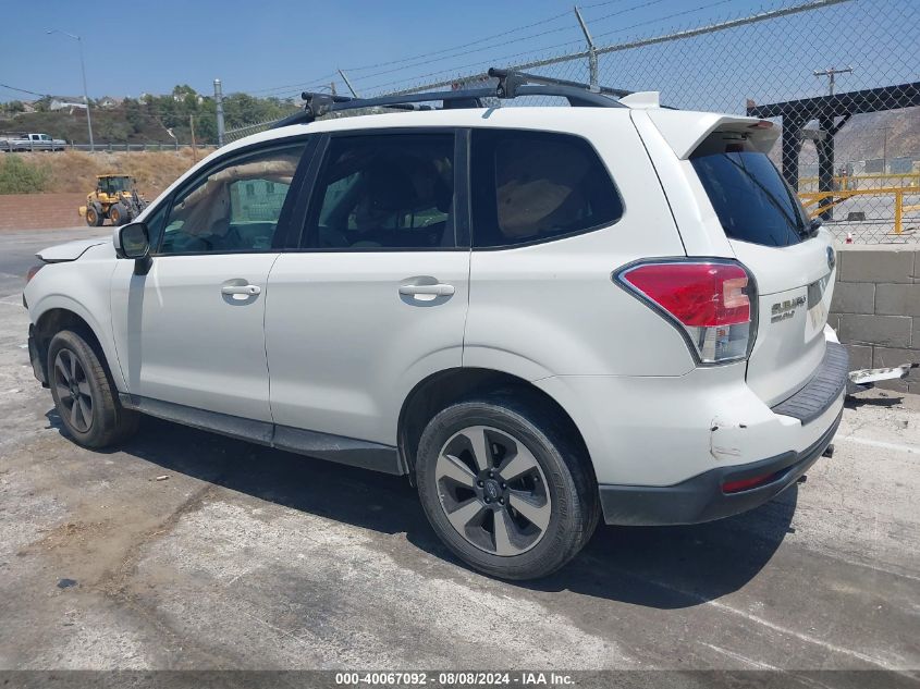 2017 Subaru Forester 2.5I Premium VIN: JF2SJAEC9HH417825 Lot: 40067092