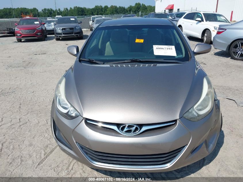 2014 Hyundai Elantra Se VIN: 5NPDH4AE1EH479213 Lot: 40067102