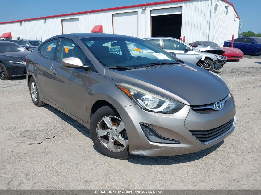 2014 Hyundai Elantra Se VIN: 5NPDH4AE1EH479213 Lot: 40067102