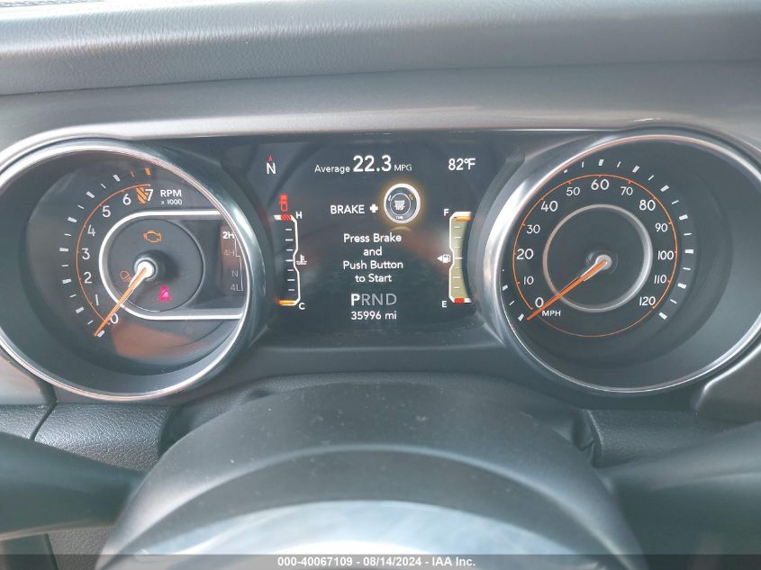 2023 Jeep Gladiator Overland VIN: 1C6HJTFG4PL540019 Lot: 40067109